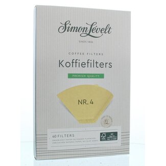 Simon Levelt Koffiefilters nr. 4 40 Stuks