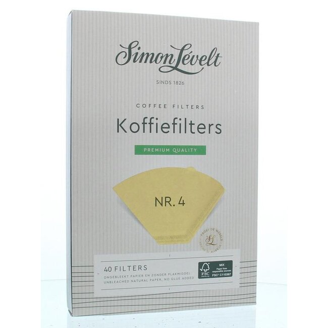 Koffiefilters nr. 4 40 Stuks