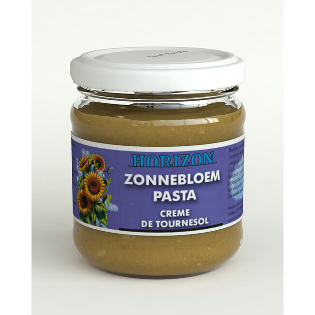 Horizon Zonnebloempasta met zeezout eko bio 175 Gram