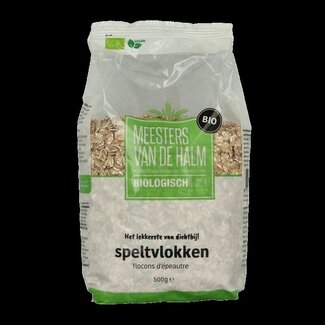 De Halm De Halm Speltvlokken bio 500 Gram