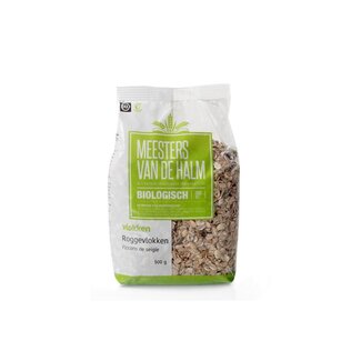 De Halm De Halm Roggevlokken bio 500 Gram
