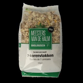 De Halm De Halm 7-Korenvlokken bio 500 Gram
