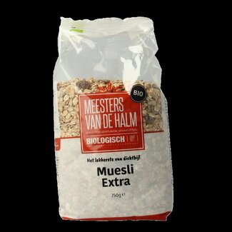 De Halm De Halm Muesli extra bio 750 Gram