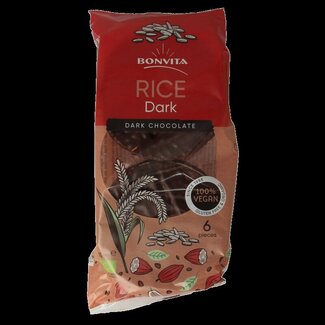 Bonvita Rijstwafels pure chocolade bio 100 Gram