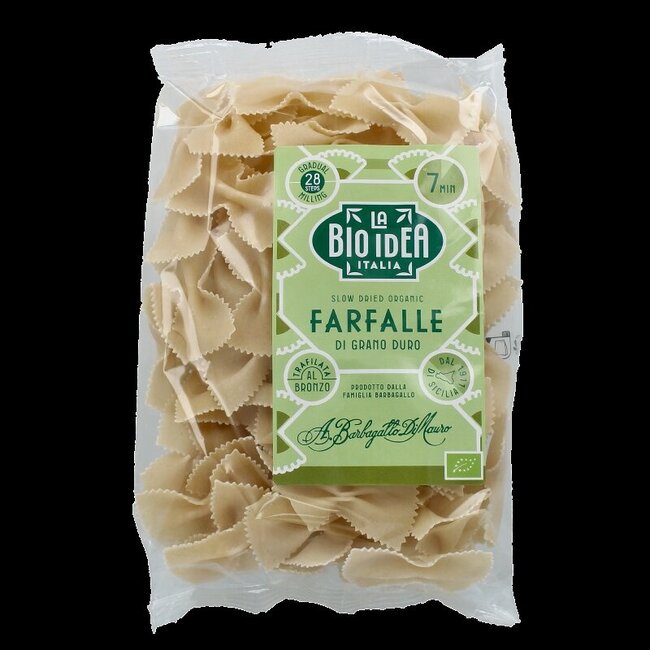 Farfalle vlindertjes wit bio 275 Gram