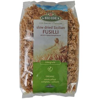 Bioidea Bioidea Fusilli volkoren spirelli bio 500 Gram