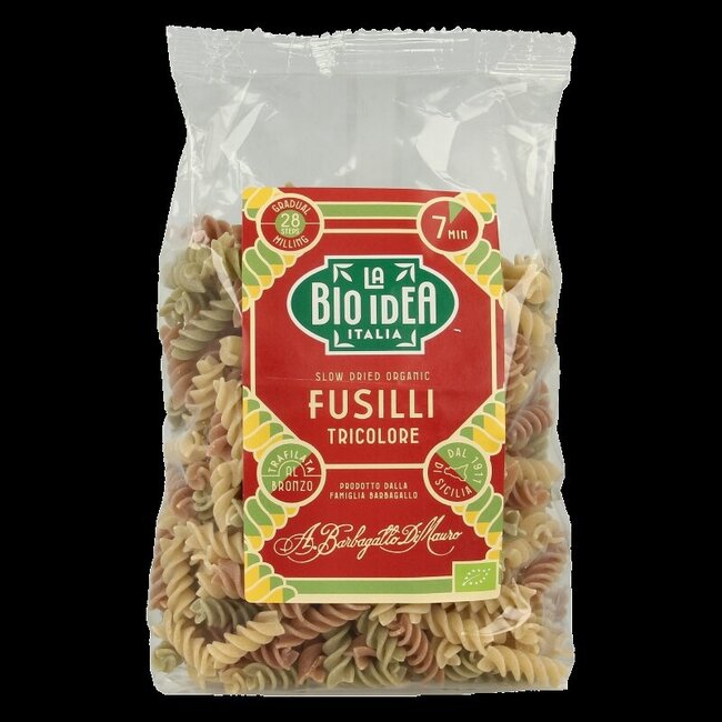 Fusilli tricolore spirelli bio 500 Gram