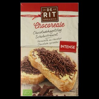 De Rit Chocoreale hagelslag puur bio 225 Gram