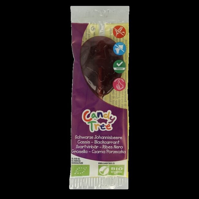 Cassis lollie bio 1 Stuks