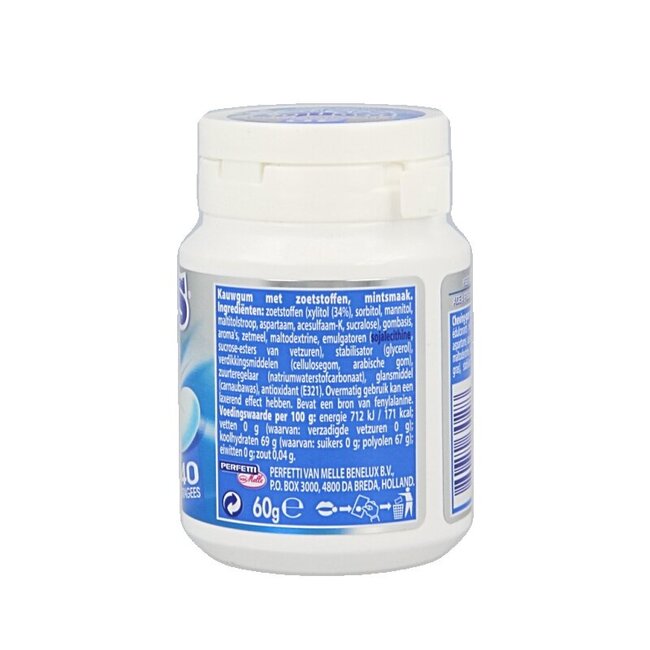 Mentos Gum Sweetmint White - Pot de 40 pièces