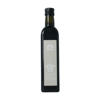 Mattisson Hennepzaadolie raw koudgeperst bio 500 Milliliter