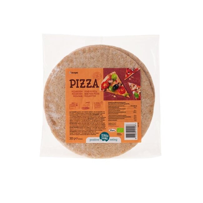 TerraSana Pizzabodem bio 2 Stuks