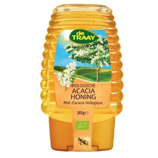 Traay Acaciahoning knijpfles bio 365 Gram