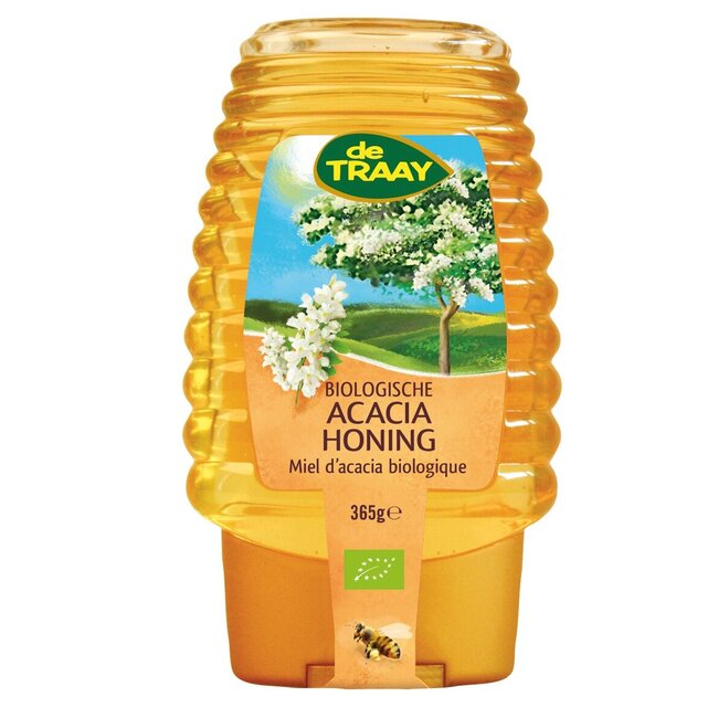 Acaciahoning knijpfles bio 365 Gram