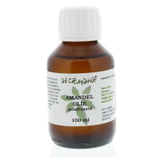 Cruydhof Amandelolie zoet geraffineerd 100 Milliliter