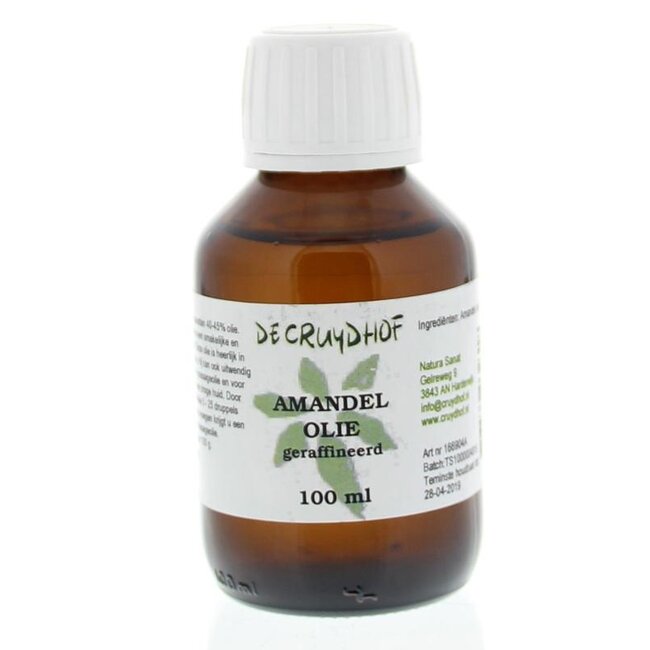 Amandelolie zoet geraffineerd 100 Milliliter