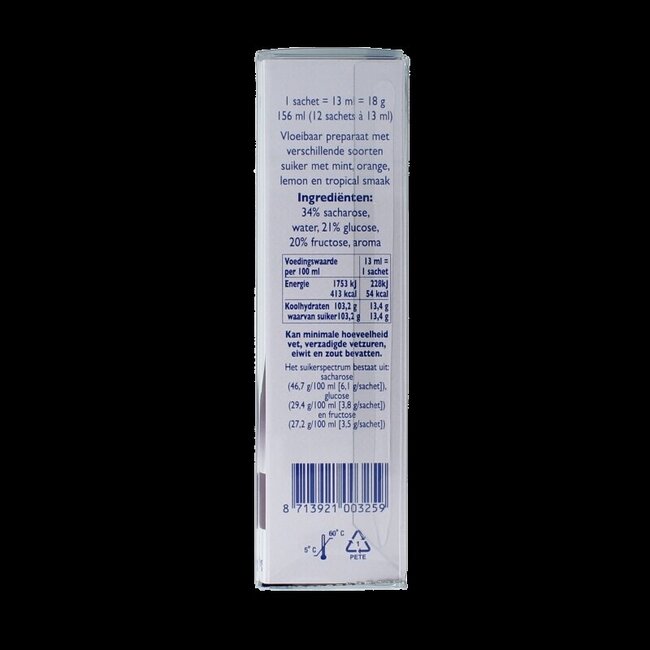 Hypio-Fit Direct energy mix diverse smaken 12 Sachets