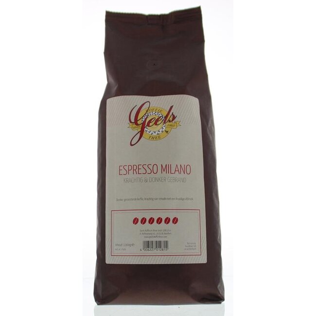 Espresso milano donkere bonen 1 Kilogram