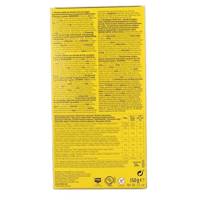 Schär Ciocko sticks sans gluten 150 g