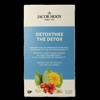 Jacob Hooy Detox theezakjes 50 Zakjes