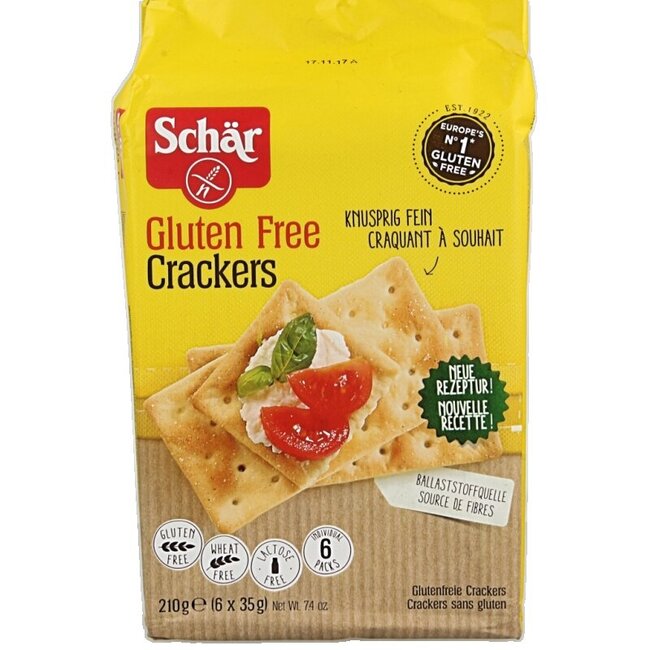 Crackers glutenvrij 210 Gram