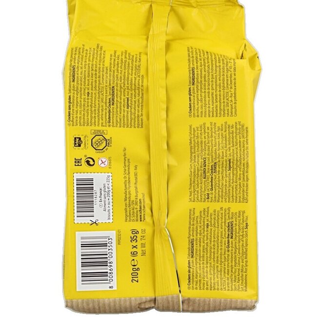Schar Crackers glutenvrij 210 Gram
