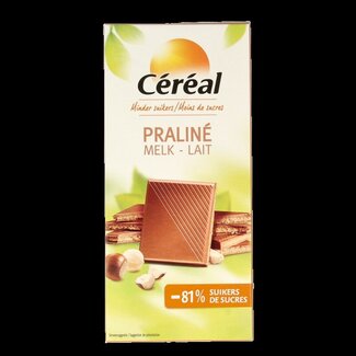 Cereal Cereal Tablette praliné maltitol 100 Grammes