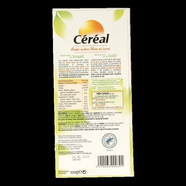 Cereal Tablet praline maltitol 100 Gram