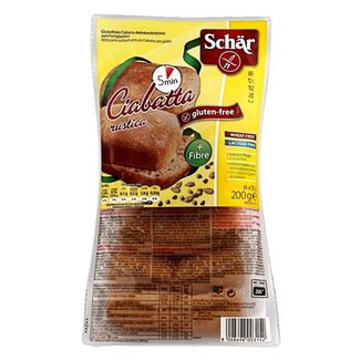 Schar Schar Ciabatta rustica glutenvrij 4 Stuks