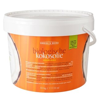 Omega & More Omega & More Kokosolie geurloos bio 10 Kilogram