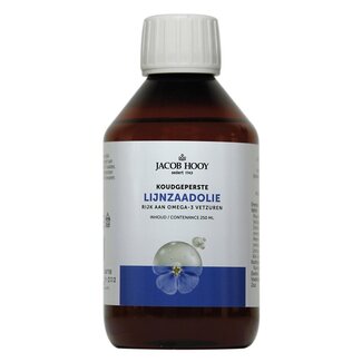 Jacob Hooy Jacob Hooy Lijnzaad olie 250 Milliliter