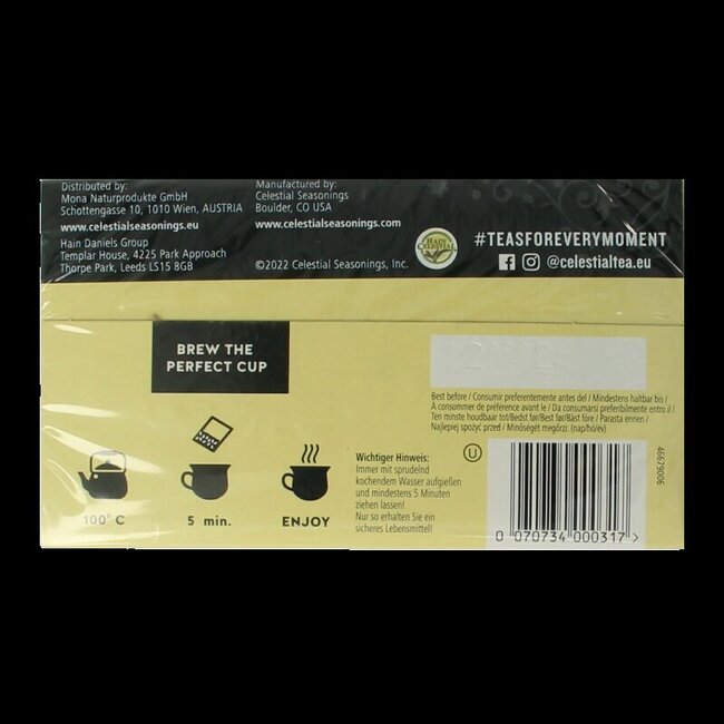 Infusion Celestial Seasonings Mandarin Orange Spice 20 sachets