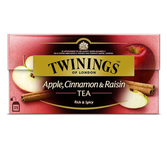 Twinings Apple cinnamon raisin aroma  25 Zakjes