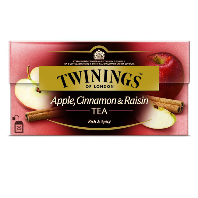 Apple cinnamon raisin aroma  25 Zakjes
