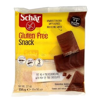 Schar Schar Snack pack de 3 sans gluten 105 grammes