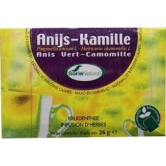 Soria Natural Soria Natural Infusion Camomille et Anis 20 sachets