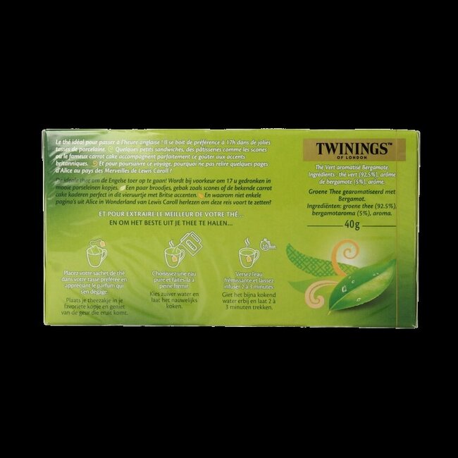 Twinings Green Earl Grey 25 sachets