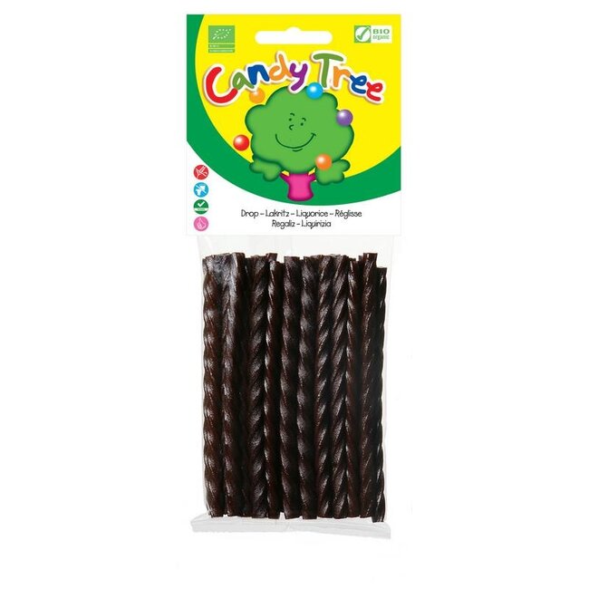 Candy Tree Dropkabels zoet glutenvrij bio 100 Gram