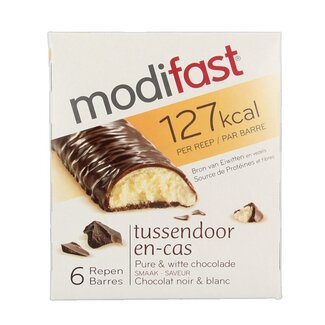 Modifast Modifast Protein Shape barre chocolat noir et blanc 6x31g 1 pièce