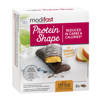Modifast Modifast Proteine shape bar orange 6x31g 1 Stuks