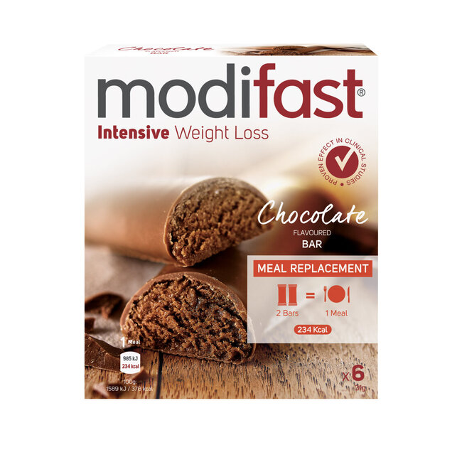 Intensive Lunchbar Chocolate 6x31g 1 Stuks