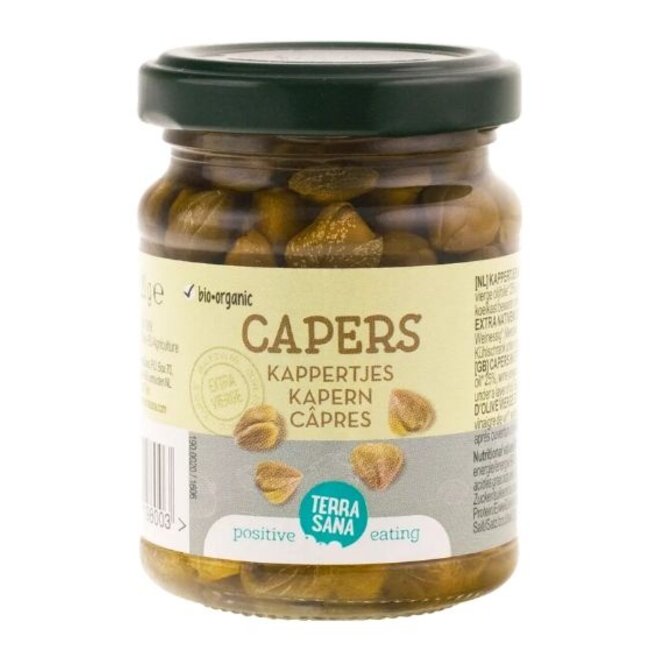 Siciliaanse kappertjes in olijfolie bio 120 Gram
