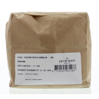 Jacob Hooy Jacob Hooy Fibres de psyllium moulu 1 Kilogramme