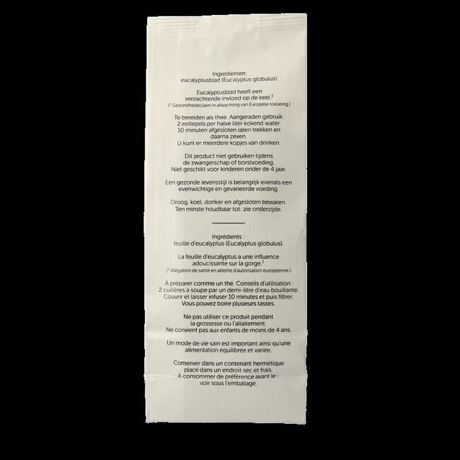 Jacob Hooy Feuilles d'Eucalyptus 80 Grammes