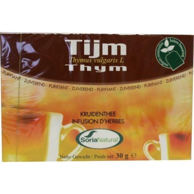 Tijm tomillo infusie 20 Zakjes