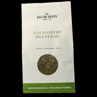 Jacob Hooy Jacob Hooy Herbes pour la bile et le foie 100 g