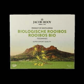 Jacob Hooy Rooibosthee sakkies bio 80 Zakjes