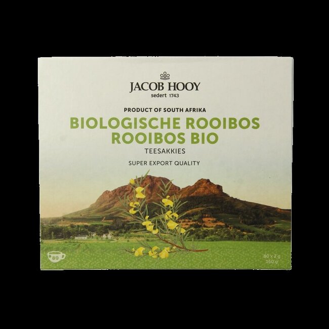 Rooibosthee sakkies bio 80 Zakjes