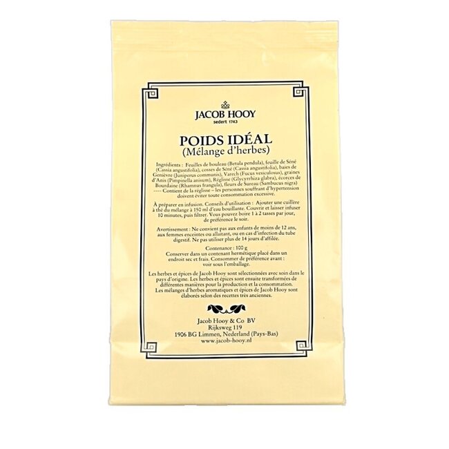 Jacob Hooy Ideaal gewicht  100 Gram