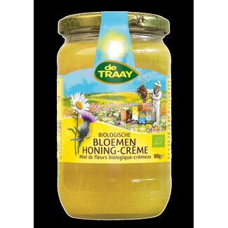 Traay Bloemenhoning creme bio 900 Gram